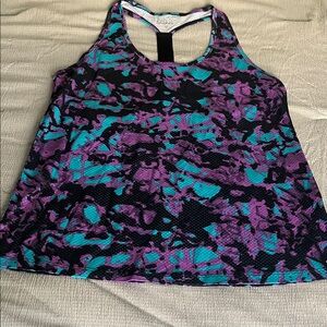 BCG Women's Tank Top in Purple and Teal